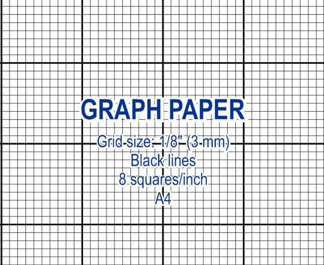 1 8 inch graph paper printable