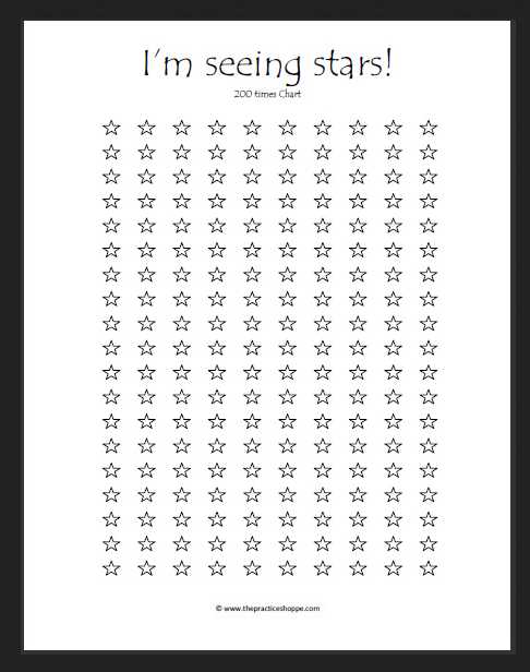 200 chart printable 200 chart printable