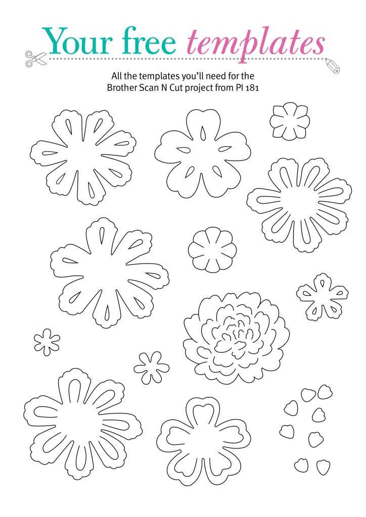 3d flower template printable 3d flower template printable