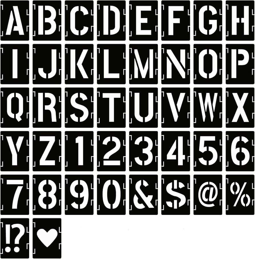 4 inch stencil letters printable 4 inch stencil letters printable