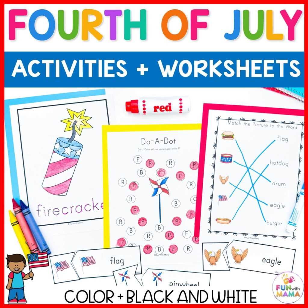 4th of july printable crafts