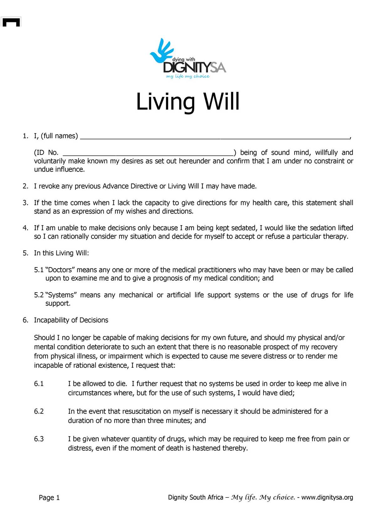 5 wishes document printable 5 wishes document printable