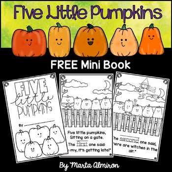 5 little pumpkins printable