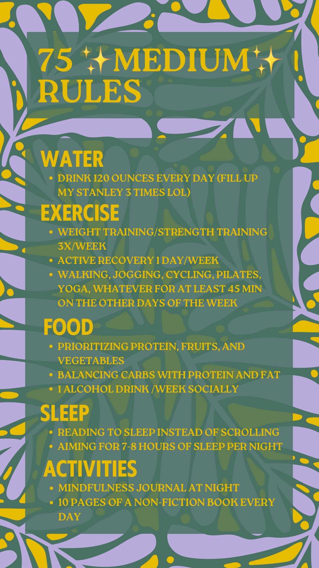 75 medium challenge printable free 75 medium challenge printable free