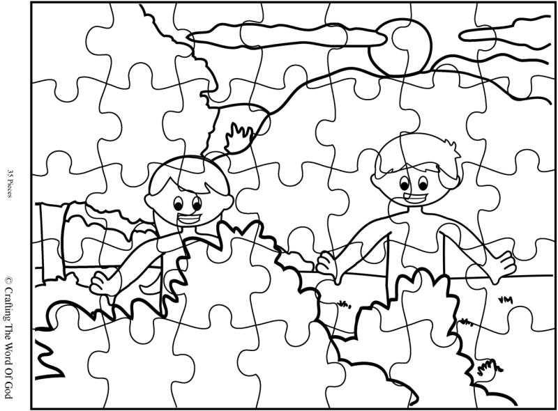 adam and eve craft printable