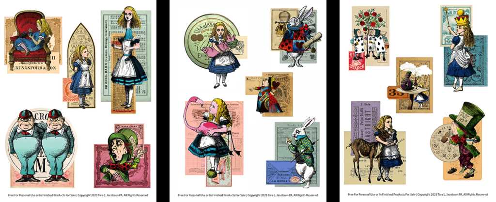alice in wonderland printable