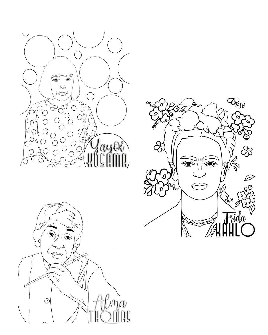 alma thomas printable alma thomas printable