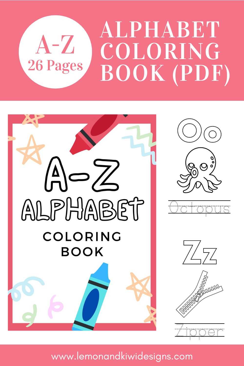 alphabet coloring book printable alphabet coloring book printable