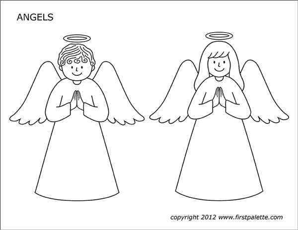 angel template printable angel template printable