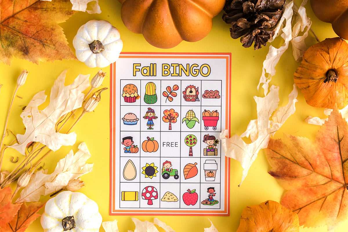 autumn bingo printable autumn bingo printable