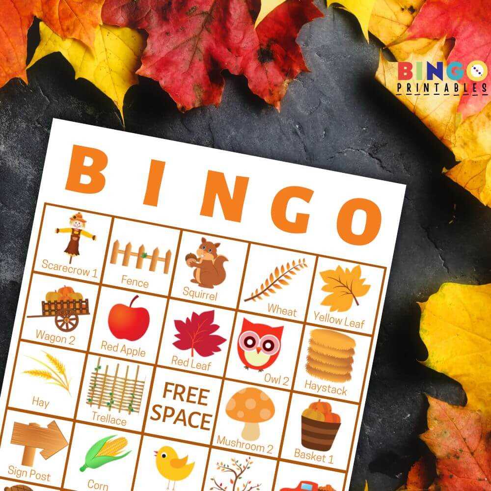 autumn bingo printable autumn bingo printable