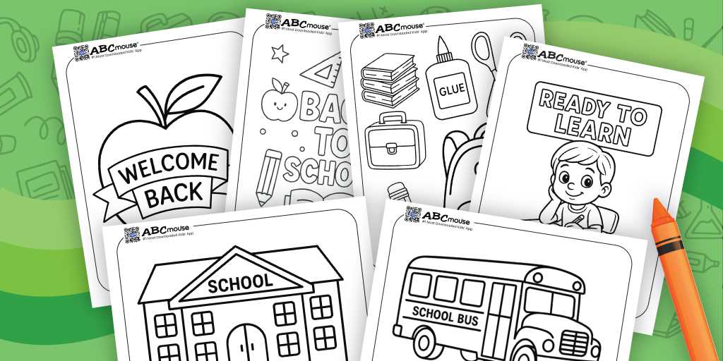 back to school coloring pages free printable back to school coloring pages free printable