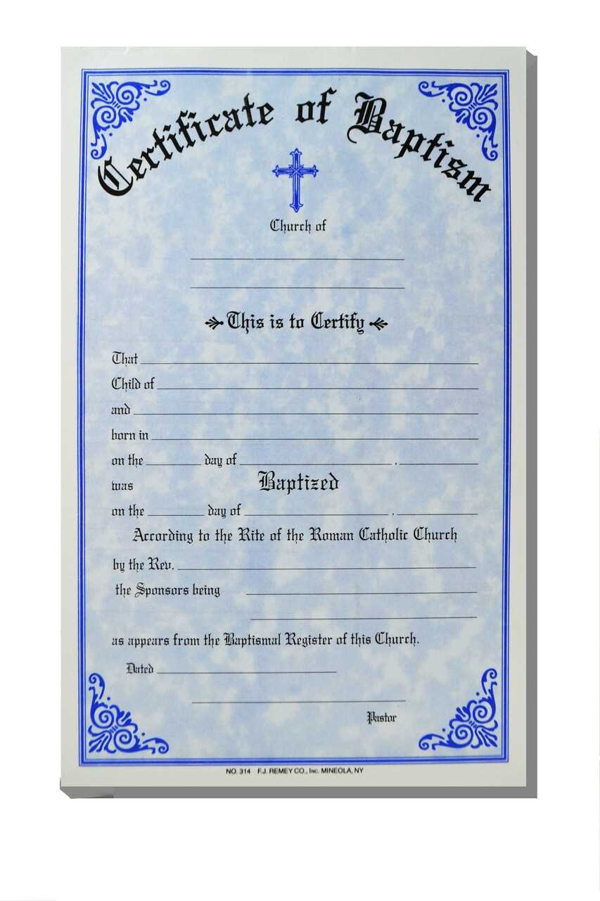 baptism certificate printable baptism certificate printable