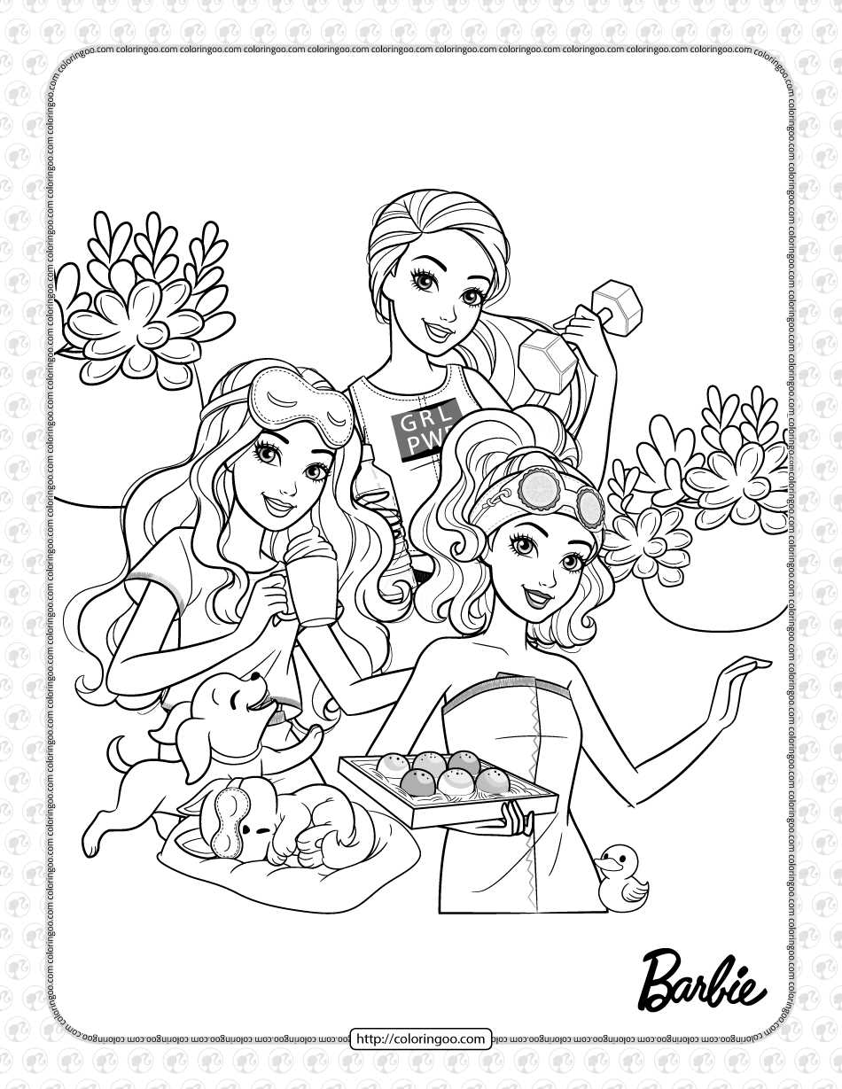 barbie free printable coloring pages barbie free printable coloring pages