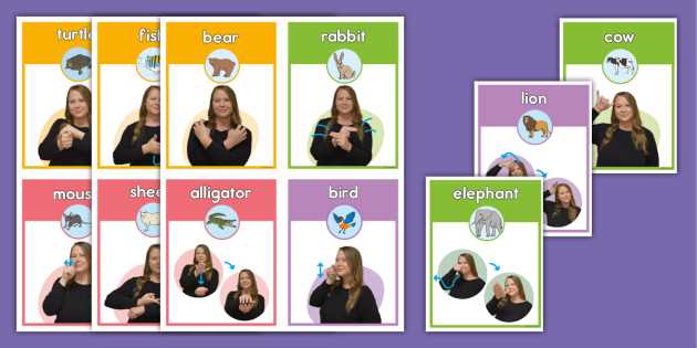 basic sign language words printable