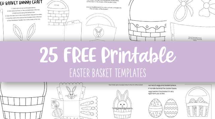basket printable template