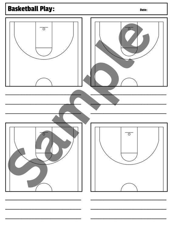 basketball half court printable basketball half court printable
