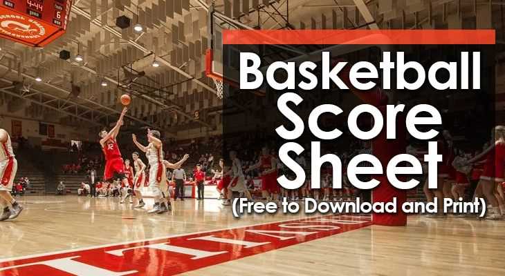 basketball scoresheet printable