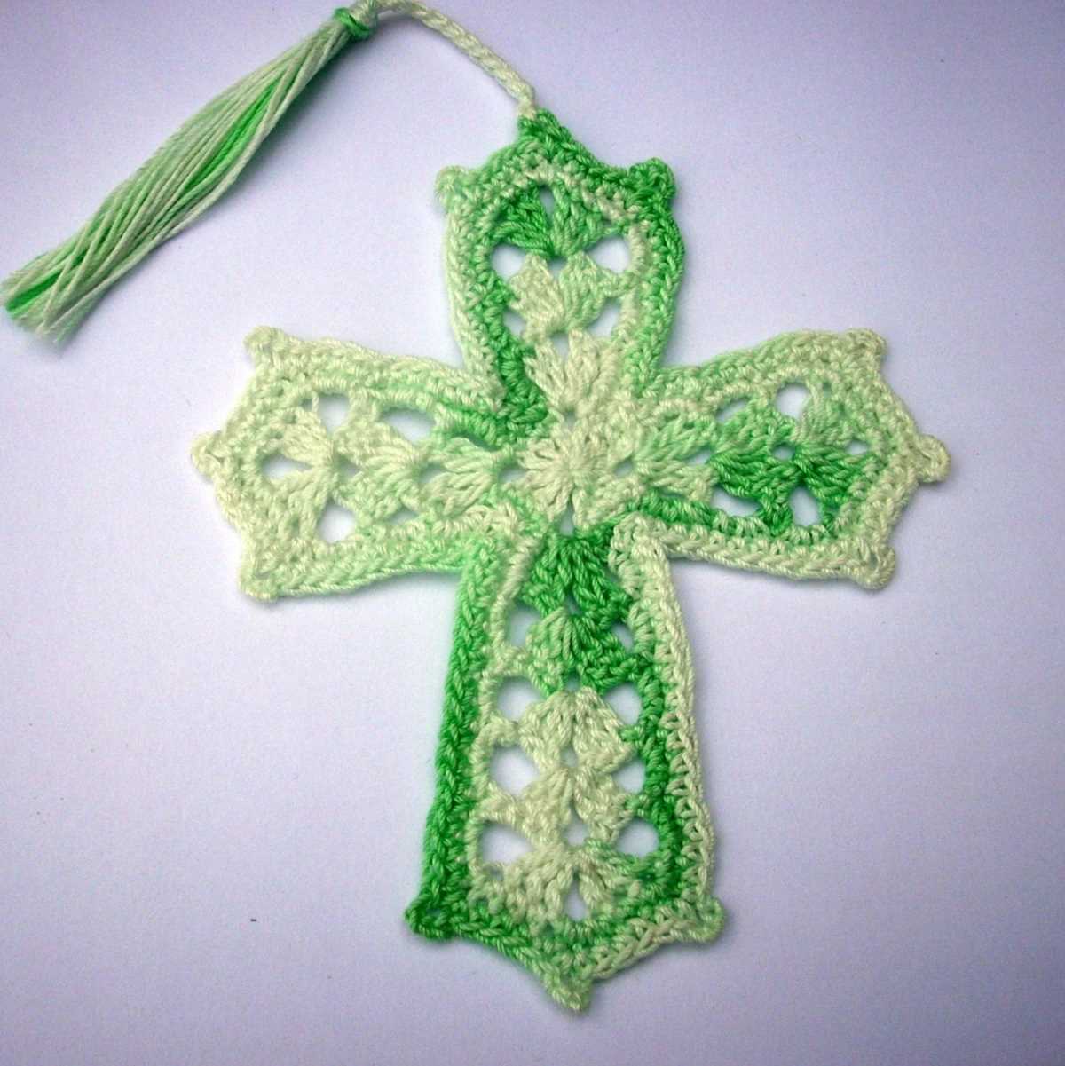 beginner free printable crochet cross bookmark patterns
