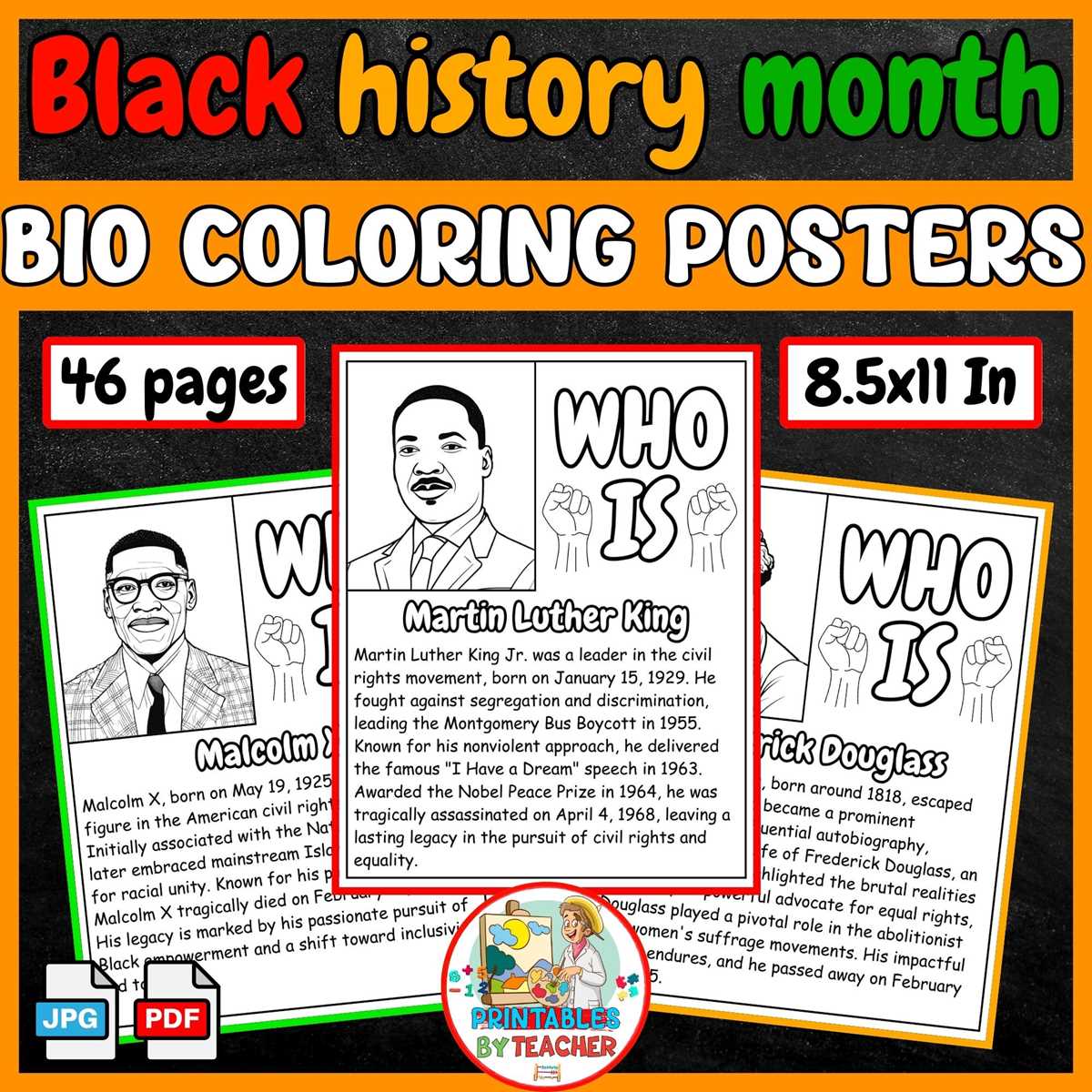 black history month printables free black history month printables free