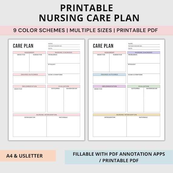 blank printable care plan template blank printable care plan template