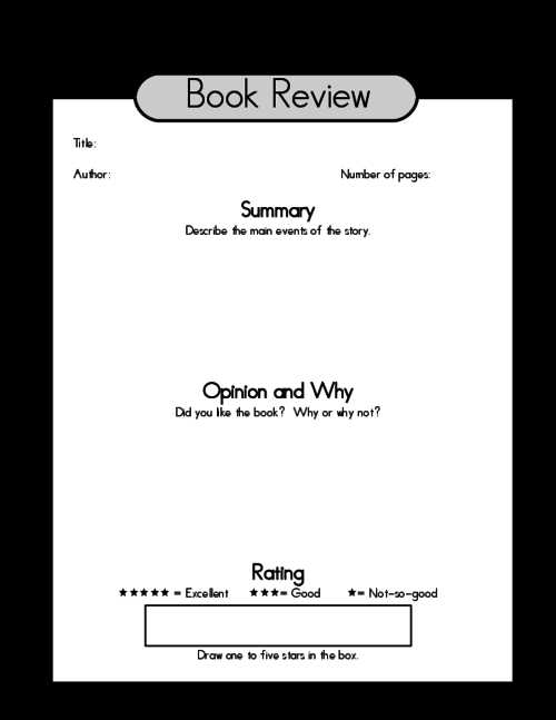 book review printable book review printable