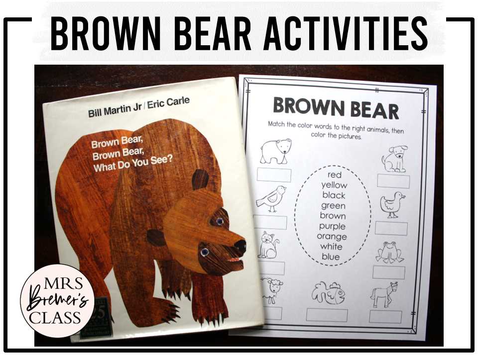 brown bear brown bear what do you see printable book brown bear brown bear what do you see printable book