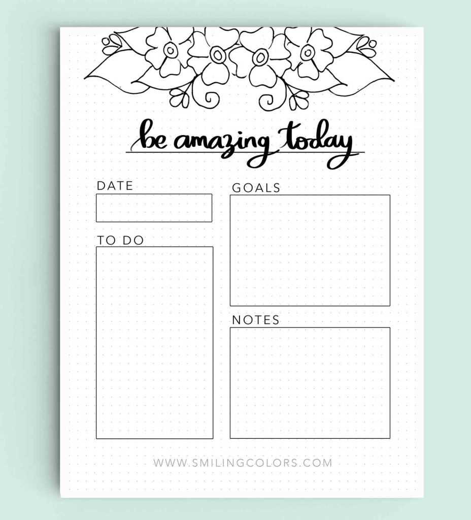 bullet journal printable bullet journal printable