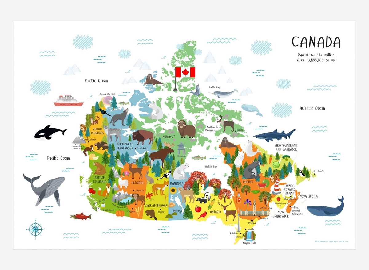 canada printable map canada printable map