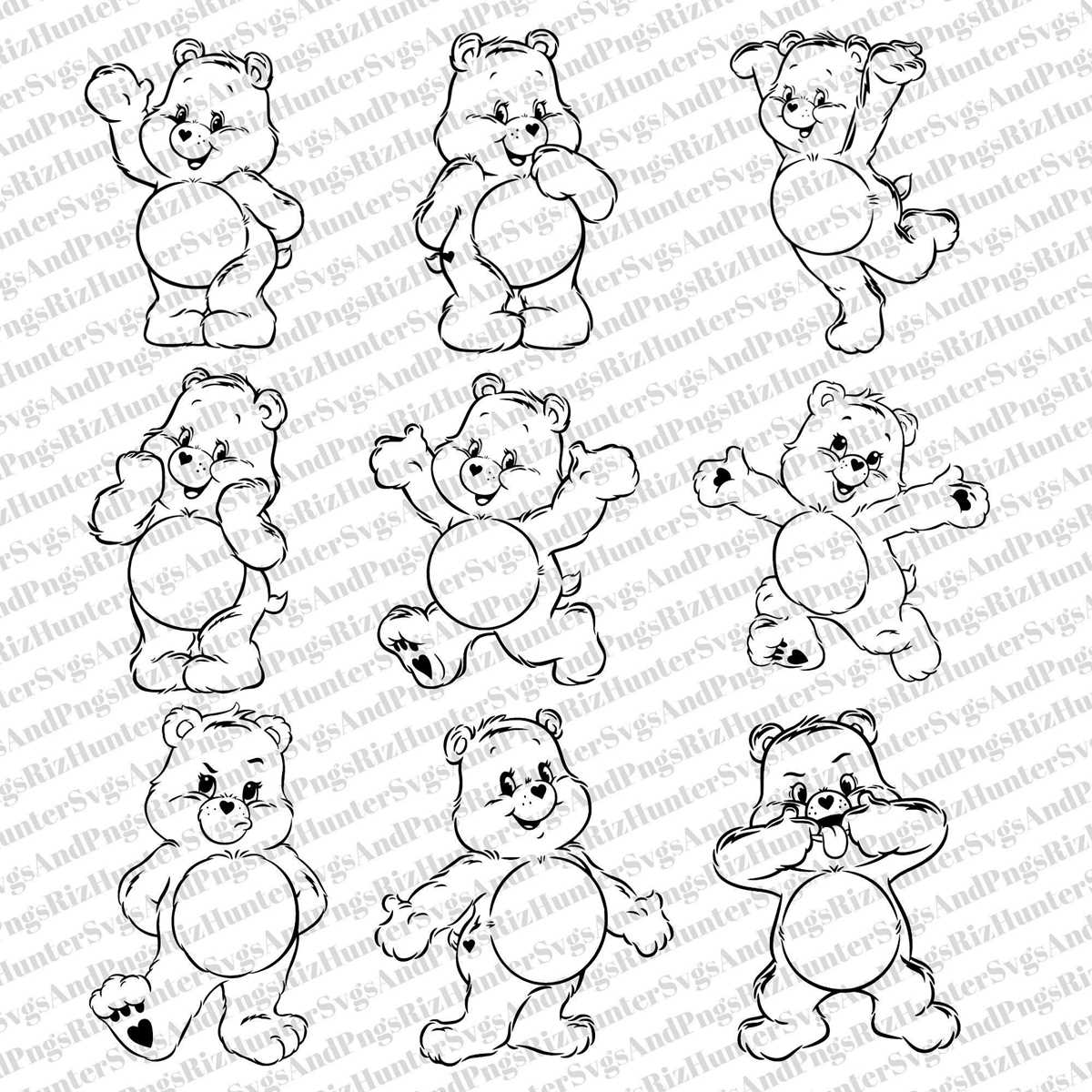 care bear printable