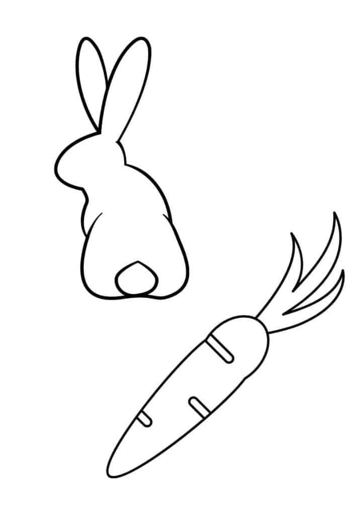 carrot template free printable
