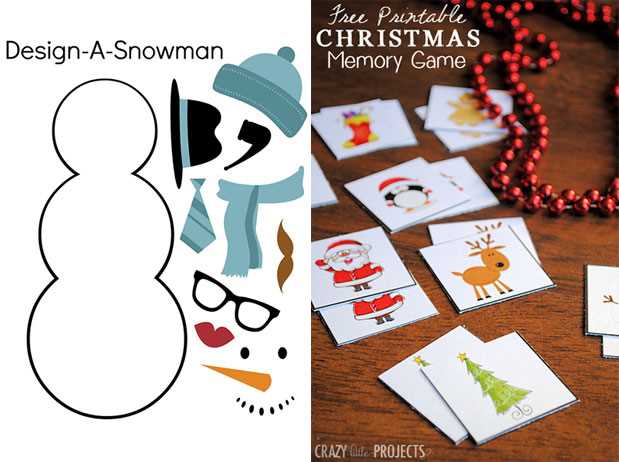 childrens christmas activity printables