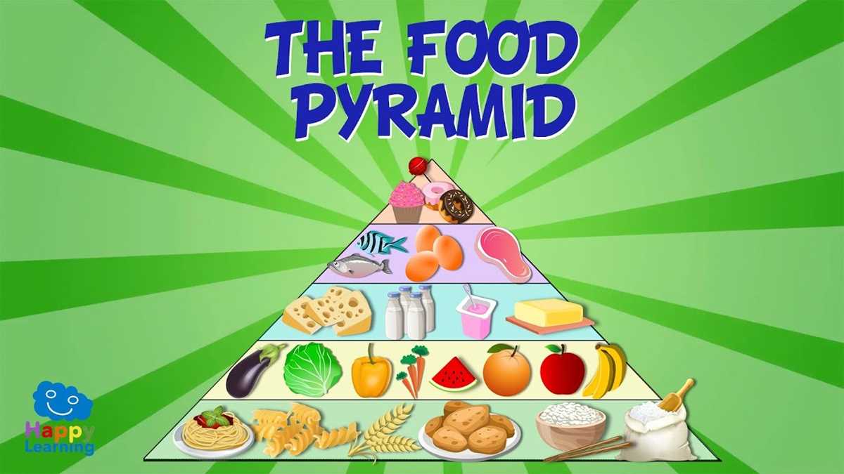 childrens food pyramid printable