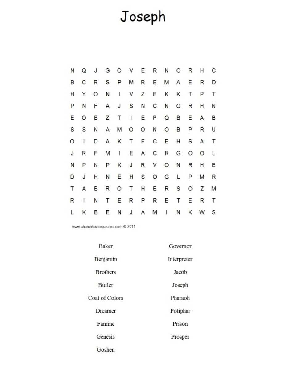 christian word finds printable