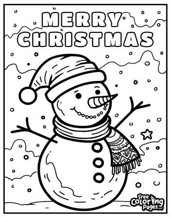 christmas coloring printable sheets