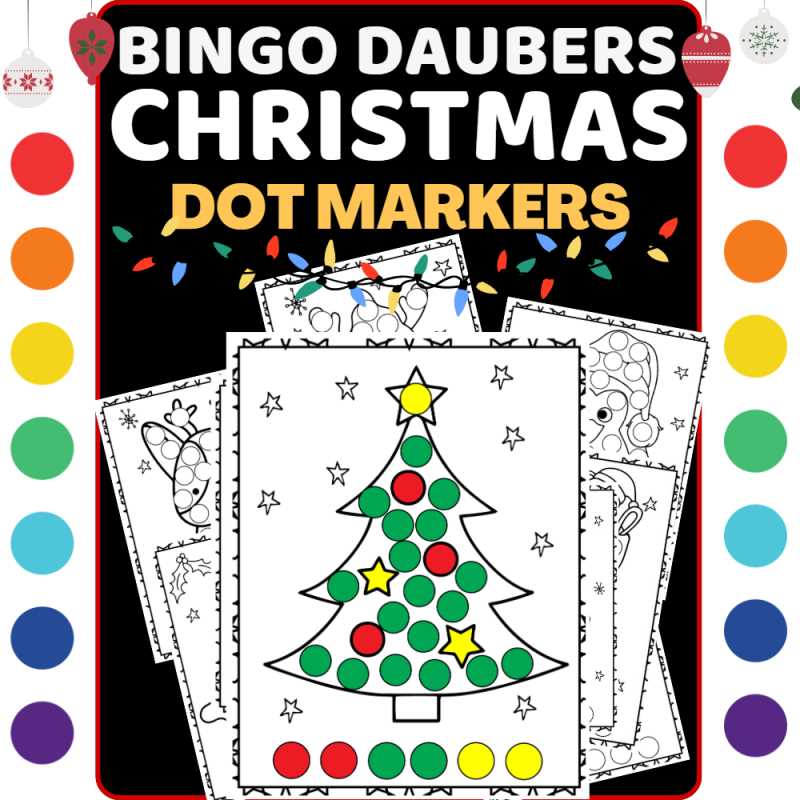 christmas dot marker printables christmas dot marker printables