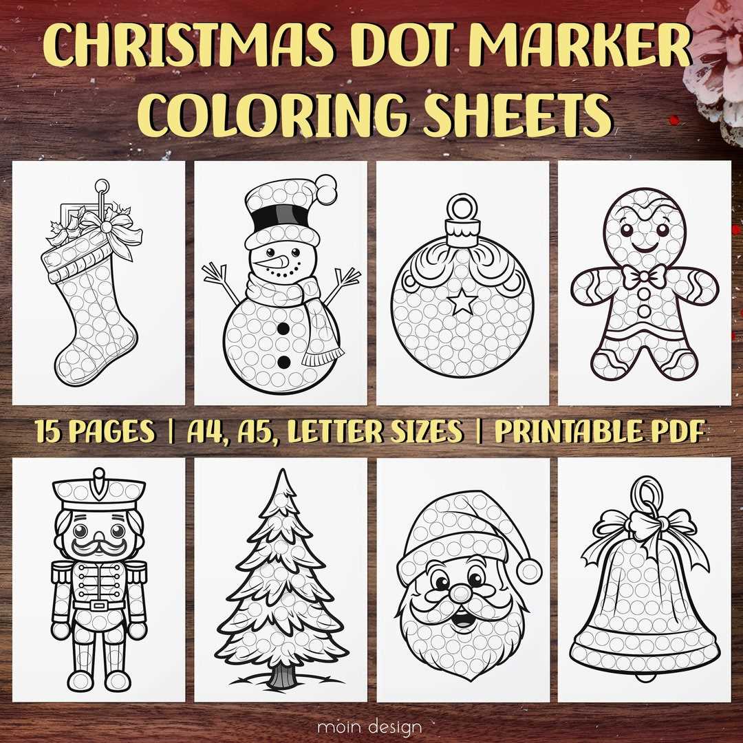 christmas dot marker printables christmas dot marker printables