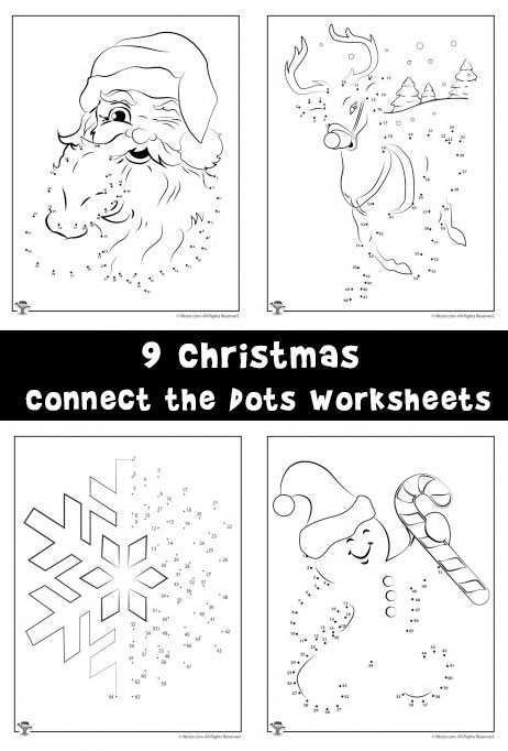 christmas join the dots printables christmas join the dots printables