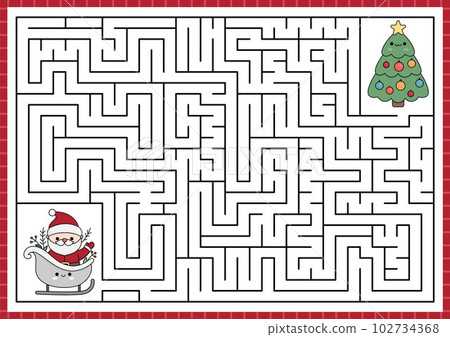 christmas printable mazes christmas printable mazes