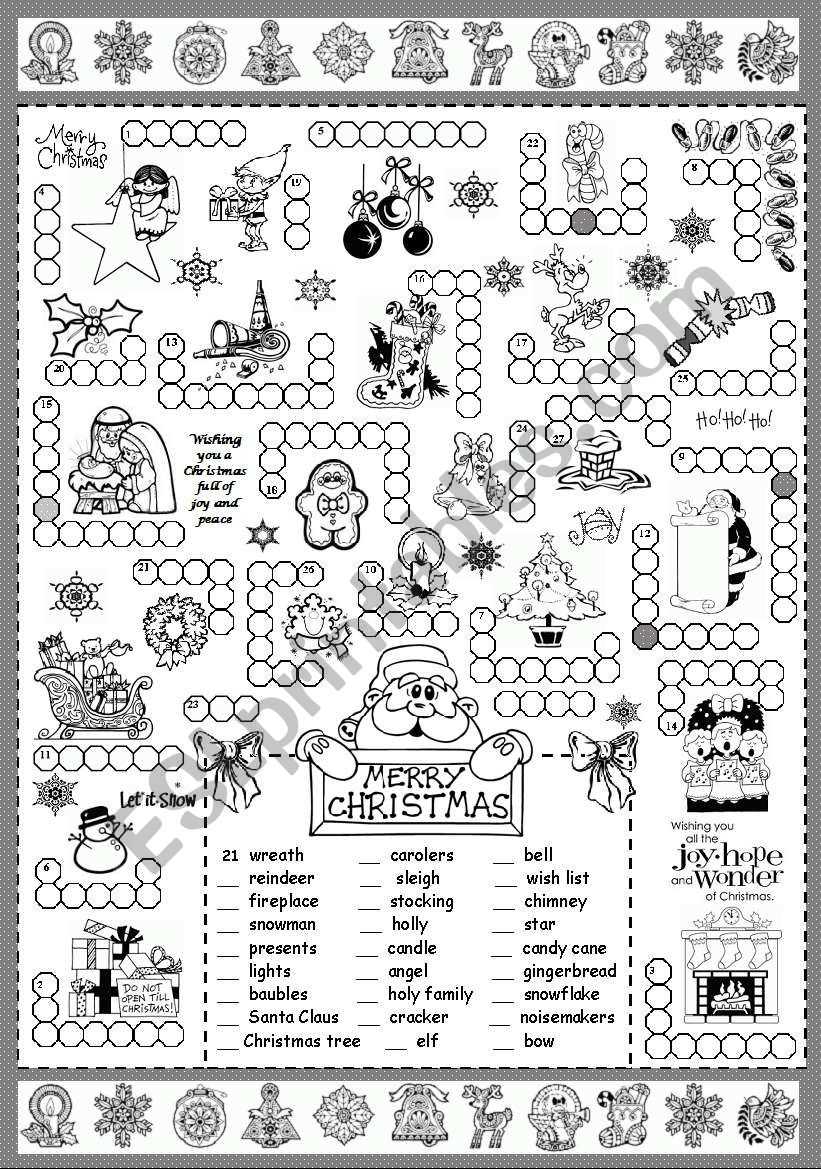 christmas puzzles printable