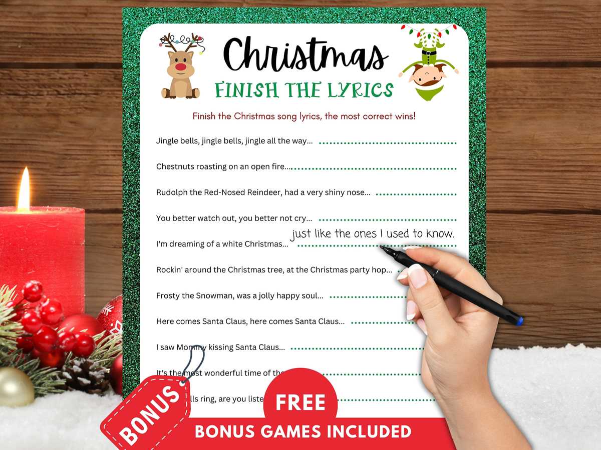 christmas songs words printable christmas songs words printable