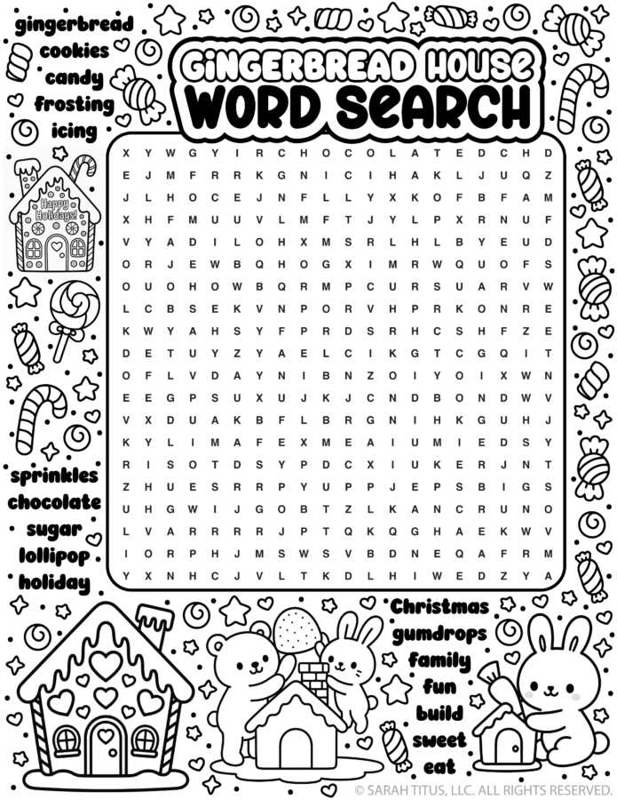 christmas word find printable