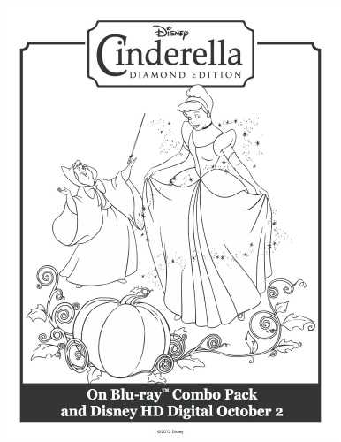 cinderella coloring page printable cinderella coloring page printable