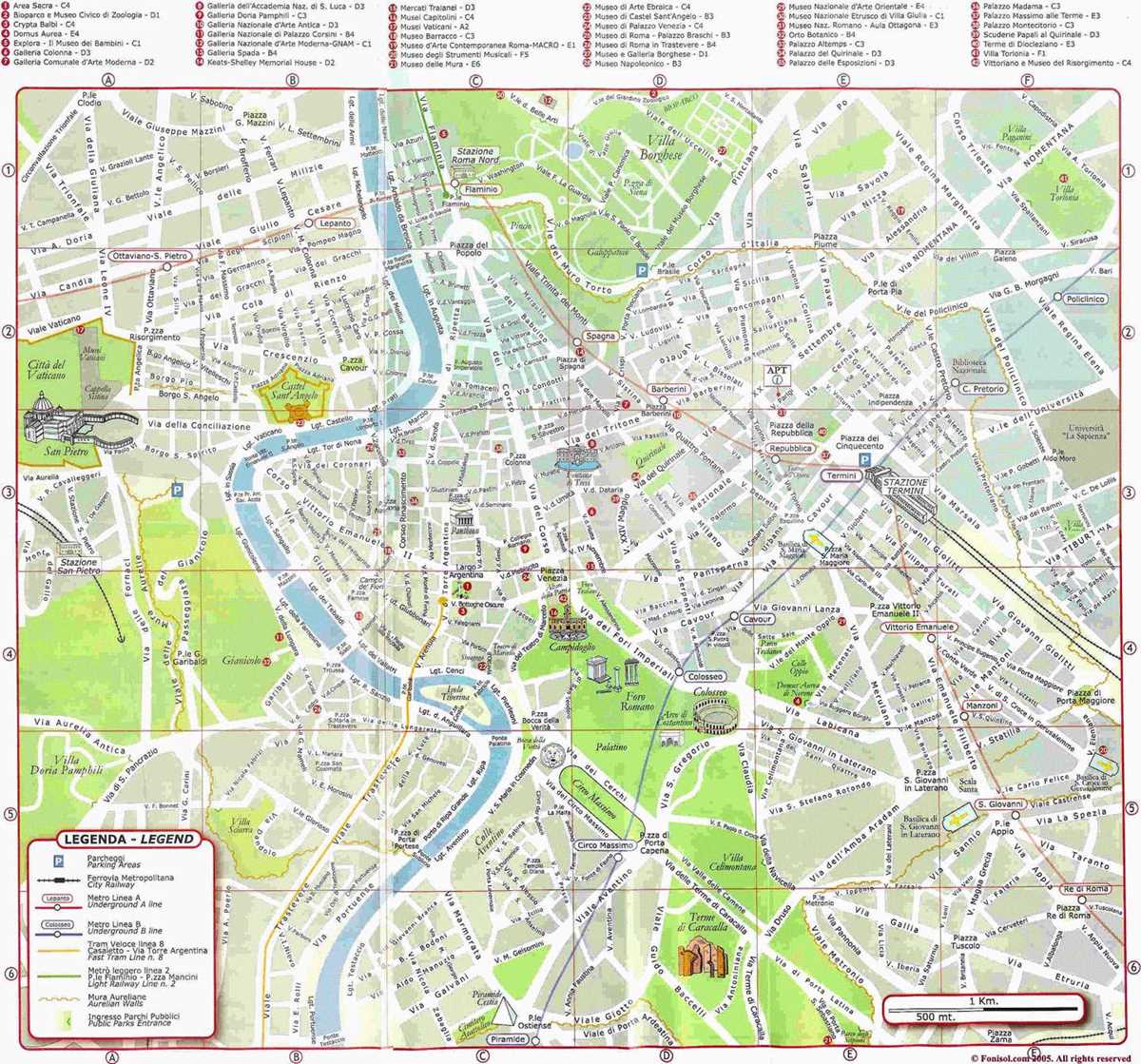 city map rome printable city map rome printable