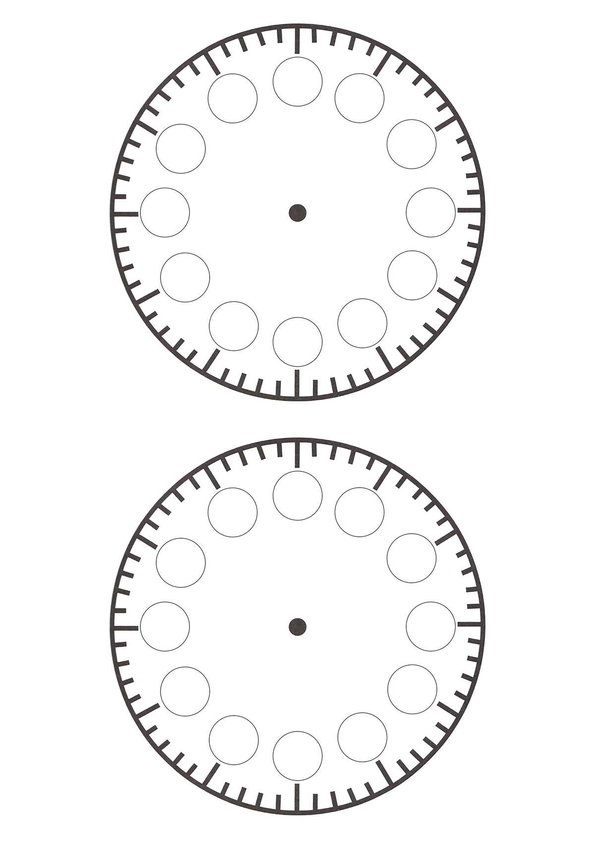 clock faces printables