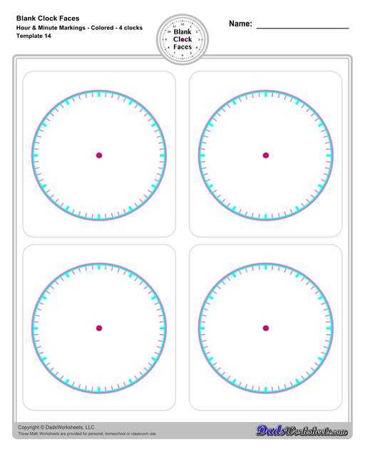 clock faces printables