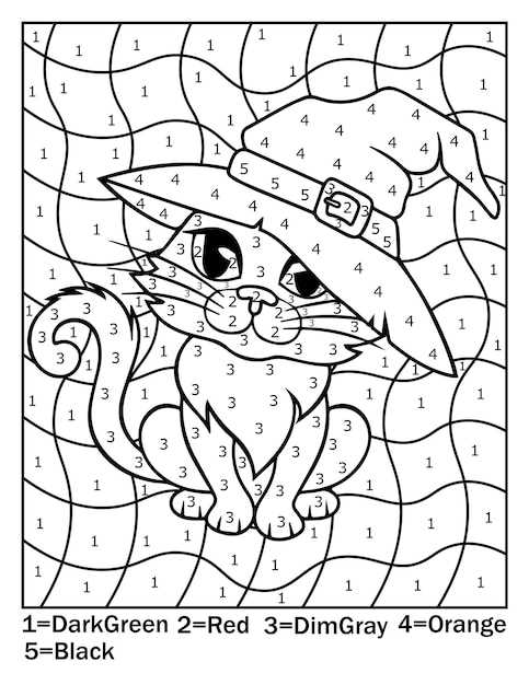 color by number halloween printables color by number halloween printables