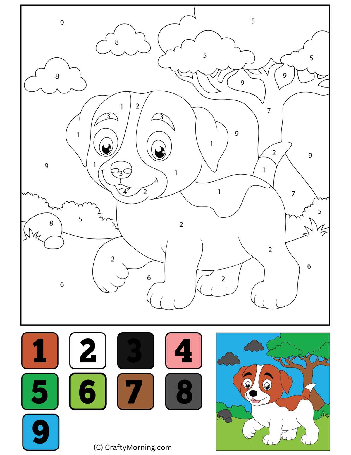 color number printables