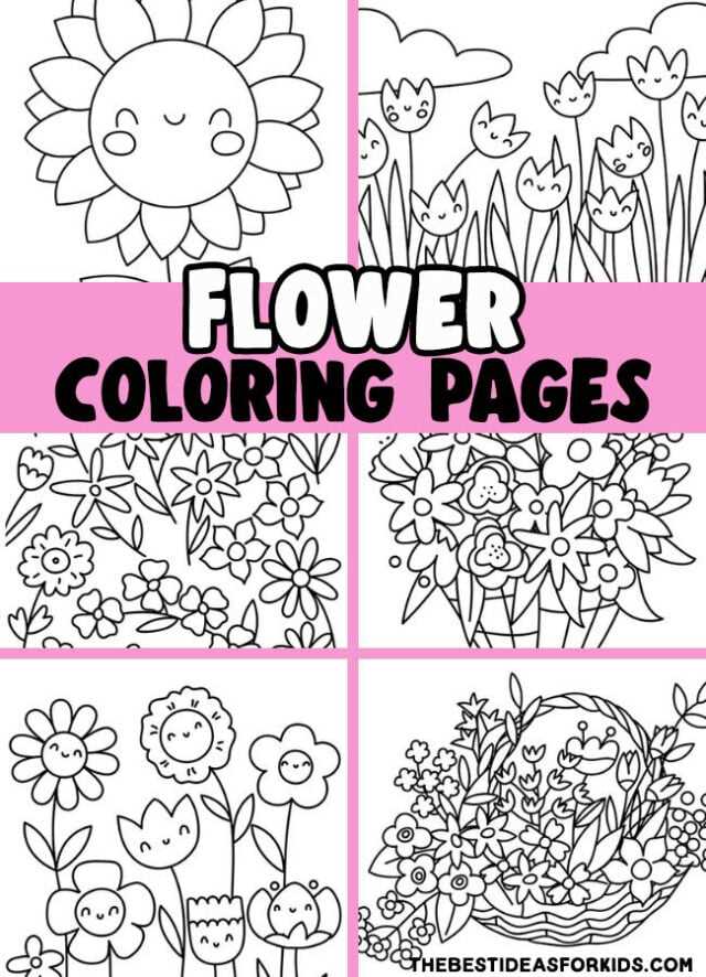 color printable flowers color printable flowers