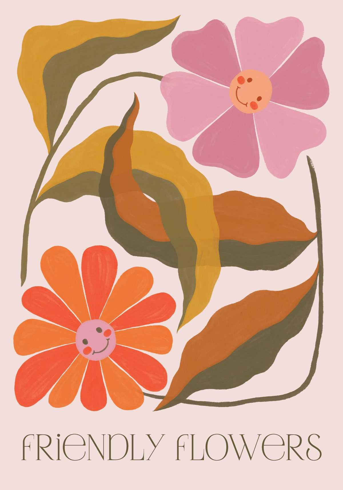 colorful printable flowers